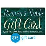 BARNES & NOBLE<sup>&reg;</sup> $75 Gift Card 