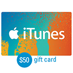 iTUNES<sup>&reg;</sup> $50 Gift Card