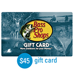 BASS PRO SHOPS<sup>&reg;</sup> $45 Gift Card