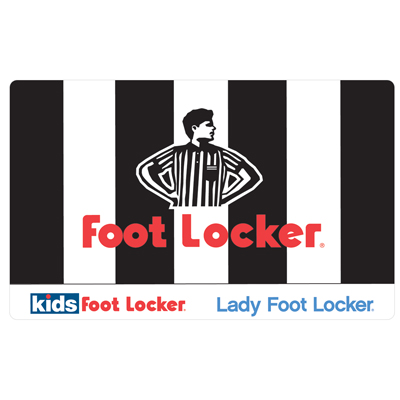 FOOT LOCKER<sup>&reg;</sup> $45 Gift Card - Get in gear with athletic apparel, accessories, and fan gear for the entire family.
