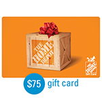 HOME DEPOT<sup>&reg;</sup> $75 Gift Card 