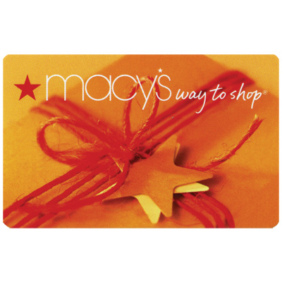 MACY'S® $25 Gift Card - All your shopping needs in one store!
