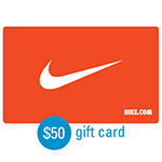 NIKE<sup>&reg;</sup> $50 Gift Card 