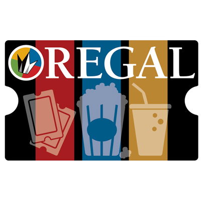 REGAL ENTERTAINMENT GROUP<sup>&reg;</sup> $50 Gift Card - Use this card to go see the latest major motion picture!
