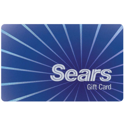 SEARS® $25 Gift Card - Find everything you need in electronics, home improvements, tires, clothing and more!
